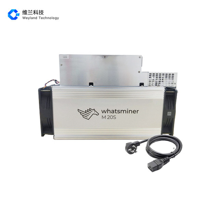 M20S 62T Whatsminer Bitcoin Miner , 48W/T BTC Asic Mining Machine